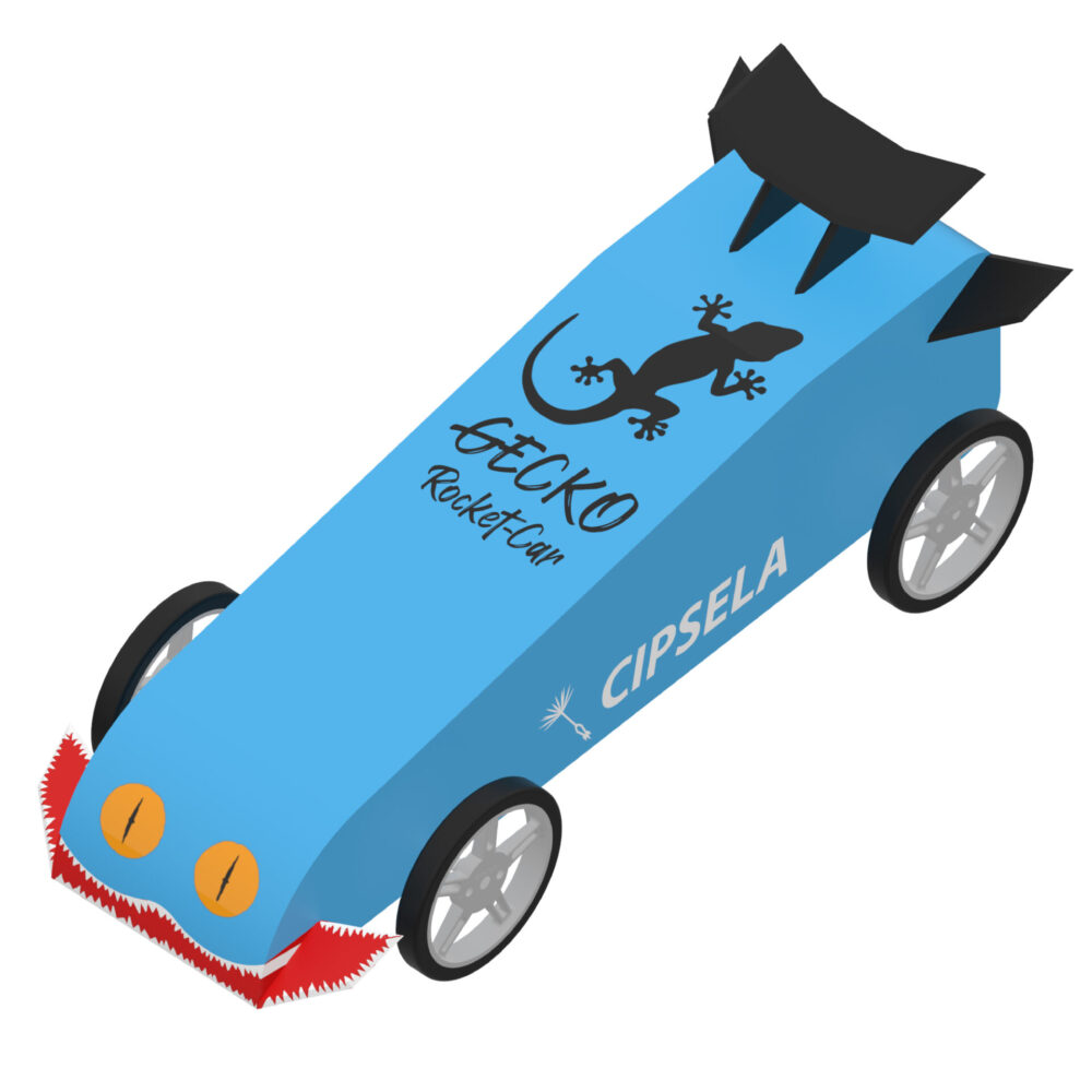 Gecko Rocket Car – Kit básico de carros cohete